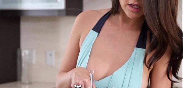  Passion-HD - Half naked cooking cutie Dillion Harper is fucked